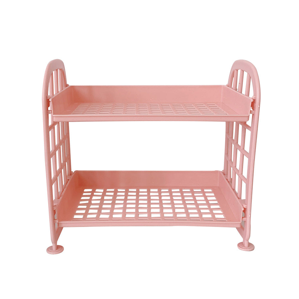 Double-Layer Folding Storage Rack