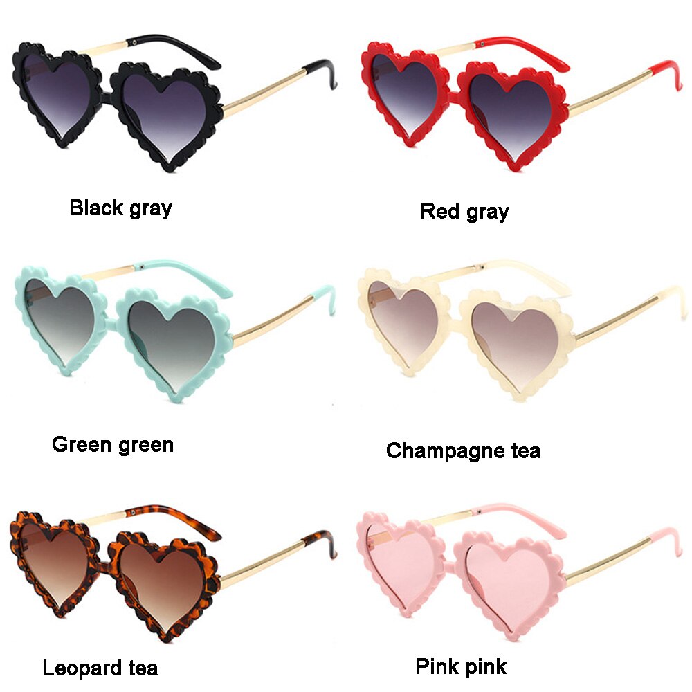 Heart Flower Sunglasses UV400 Protection