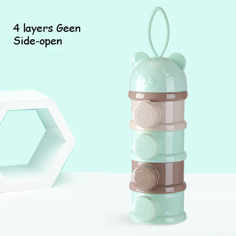 3 / 4 layers Bear Style Portable Baby Food Storage Container