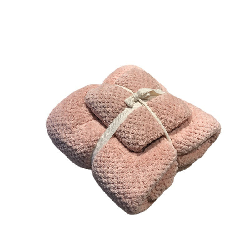 Grid Absorbent Combination Set Towel