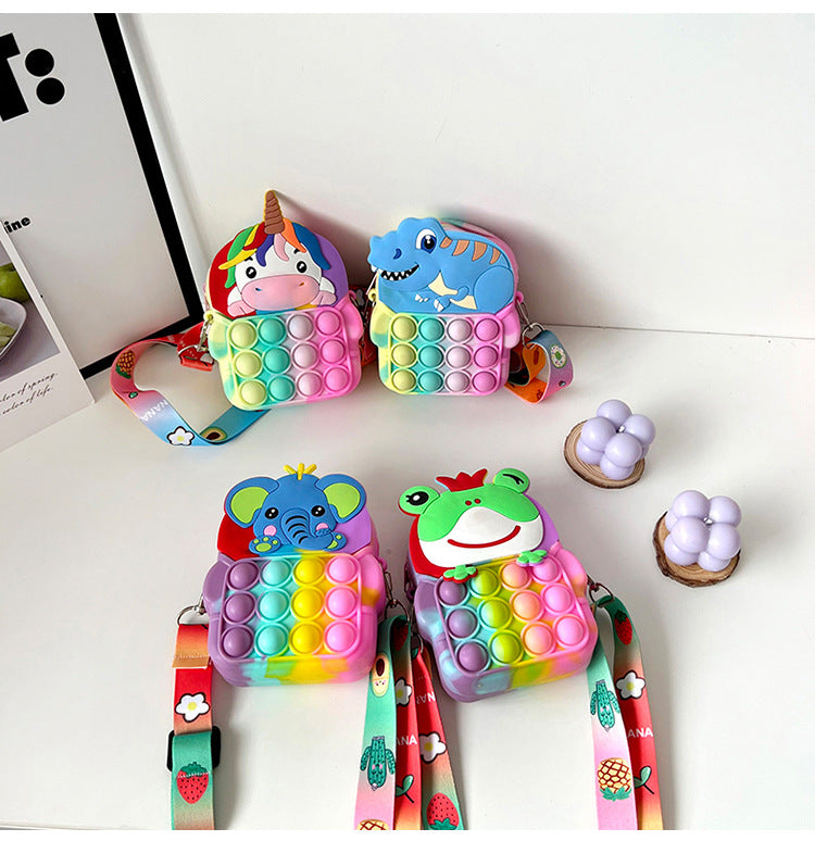 Animal Pioneer Silicone Bubble Crossbody  Bag