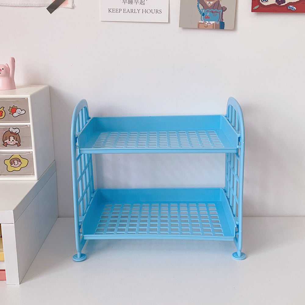 Double-Layer Folding Storage Rack