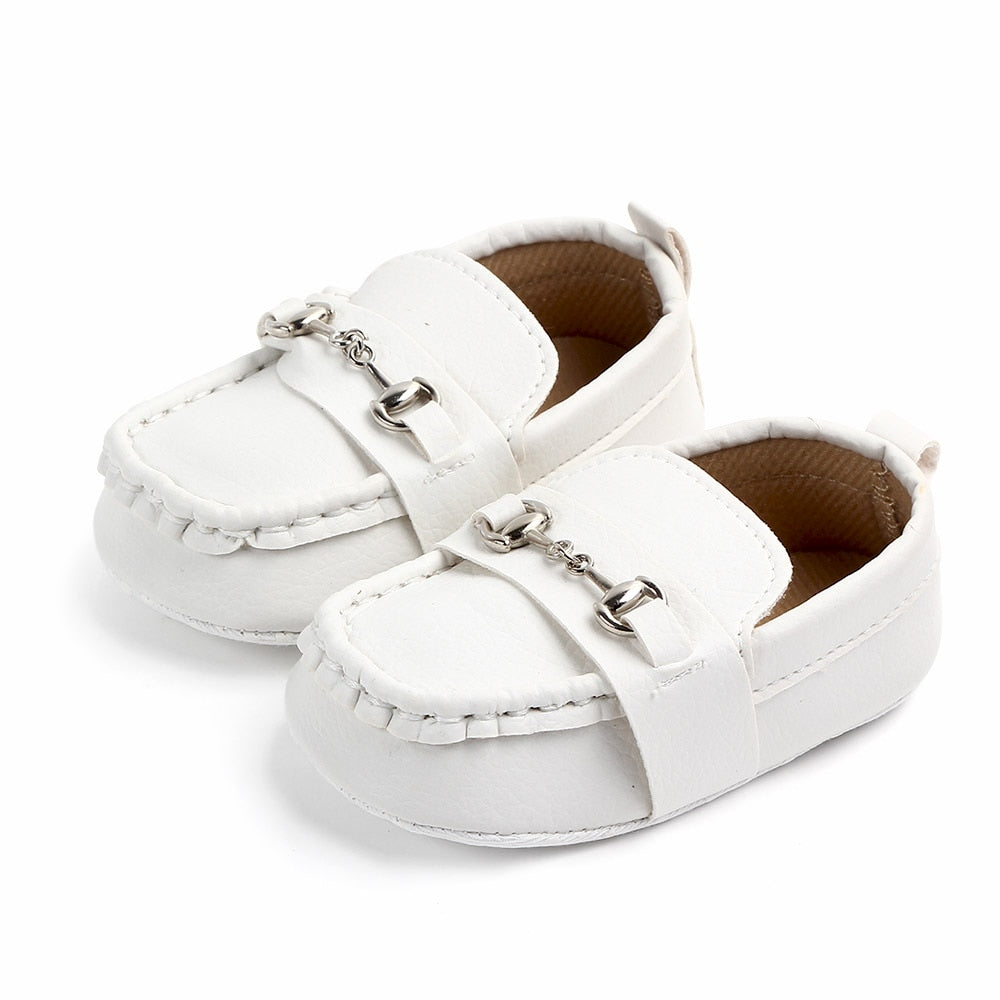 Leather baby boy shoes