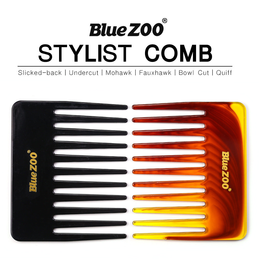 Single Side Short 2 Colors BlueZOO  Big Tooth Comb