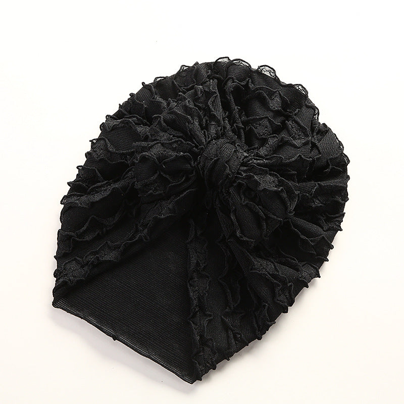 Louver  High Elastic Brimless Bow Head Cap
