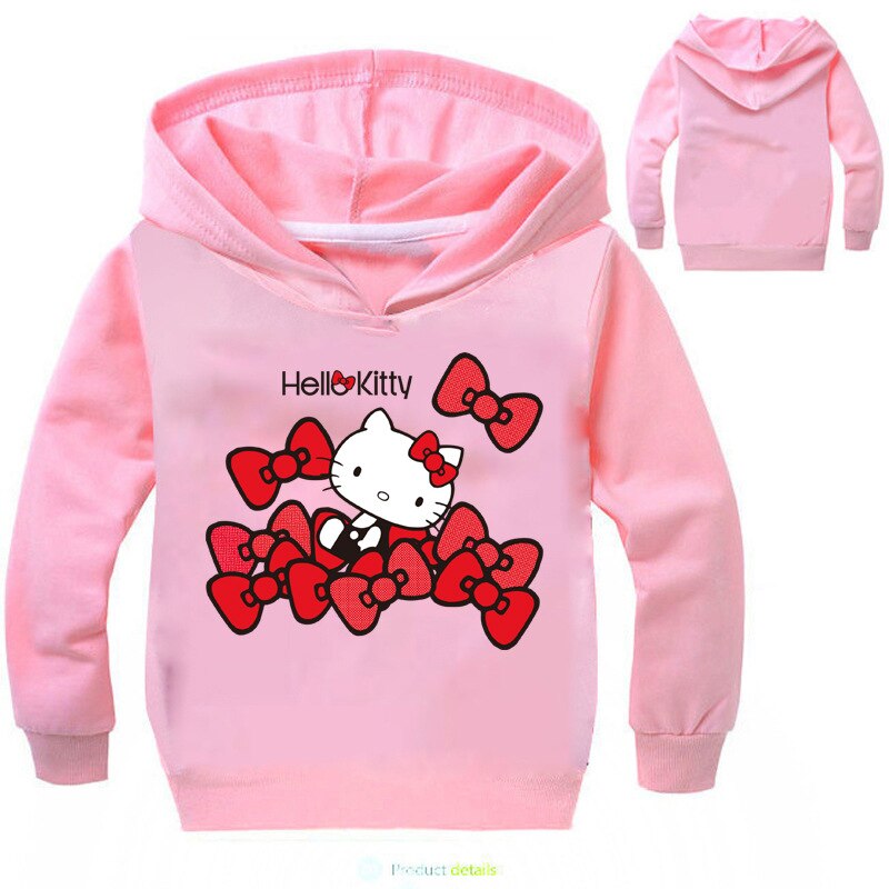 Classic Cartoon Hello Kitty  Hoodies Long Sleeve
