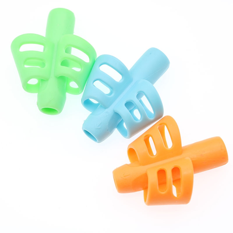 Two-Finger Pen Holder Silicone Baby Learning Writing Tool