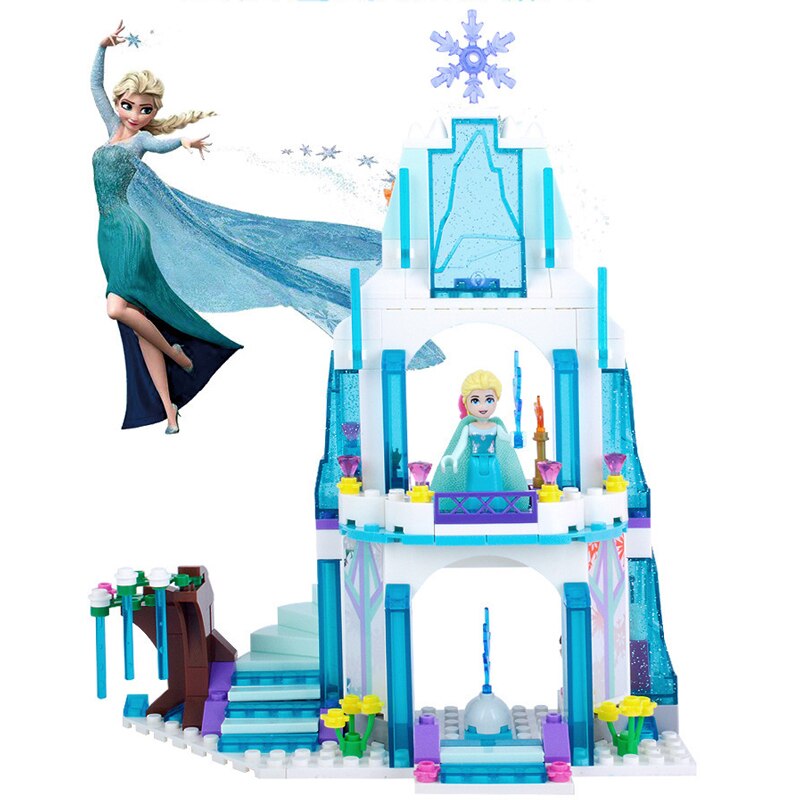 Frozen Snow World Ice Castle  Building Blocks