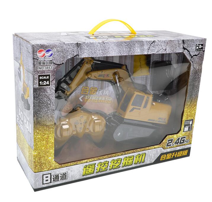 Simulation RC excavator toys with Music and light