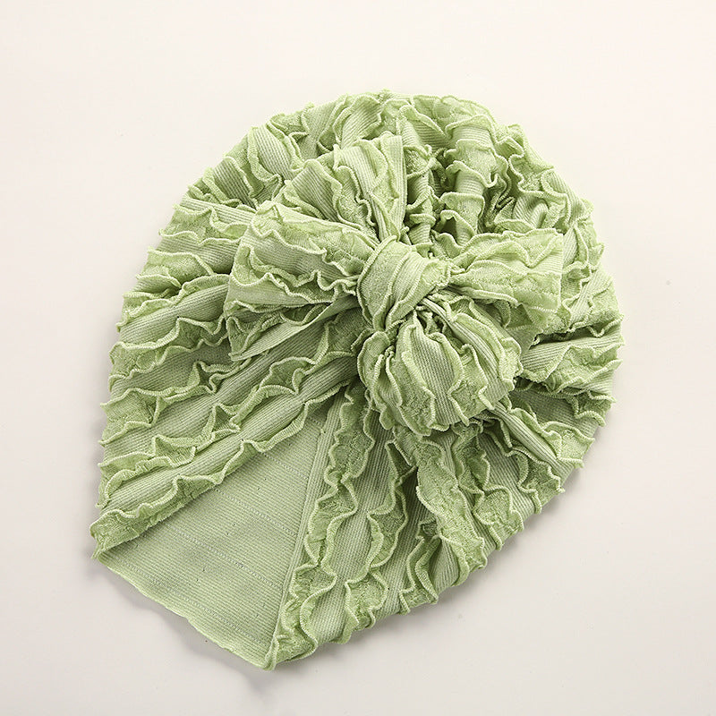 Louver  High Elastic Brimless Bow Head Cap