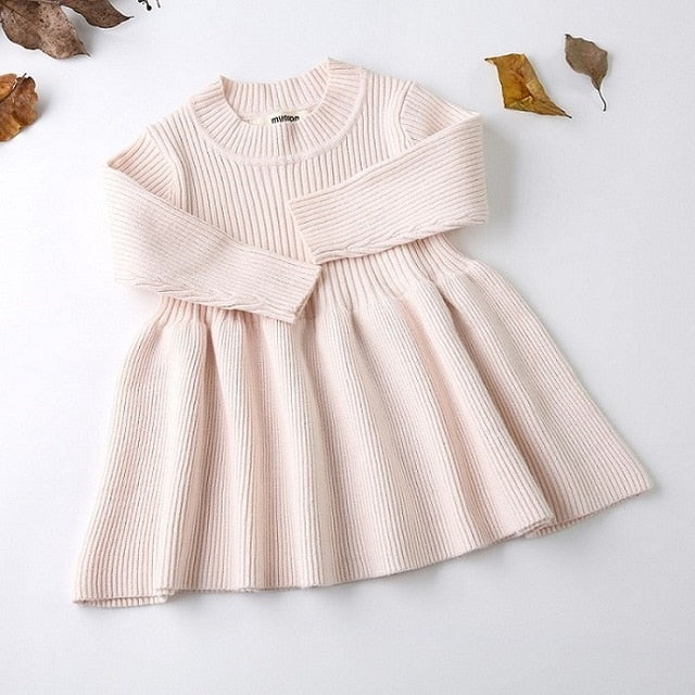 Lotus Leaf Collar Pocket Doll Dress