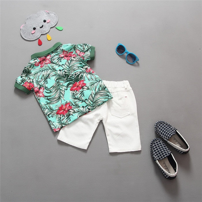 Baby Boys  T-Shirts+Shorts Pants
