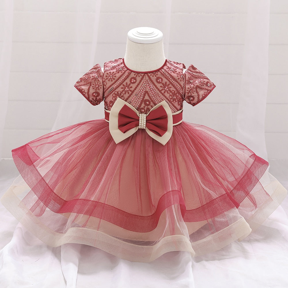 PRINCESS BRIDESMAID BAPTISM DRESS