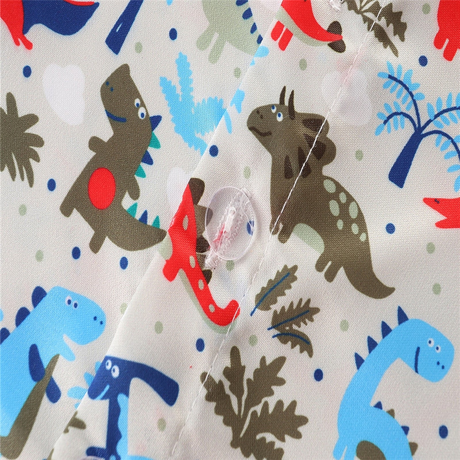 Dinosaur Print Short Sleeve Shirt +  Short Pants