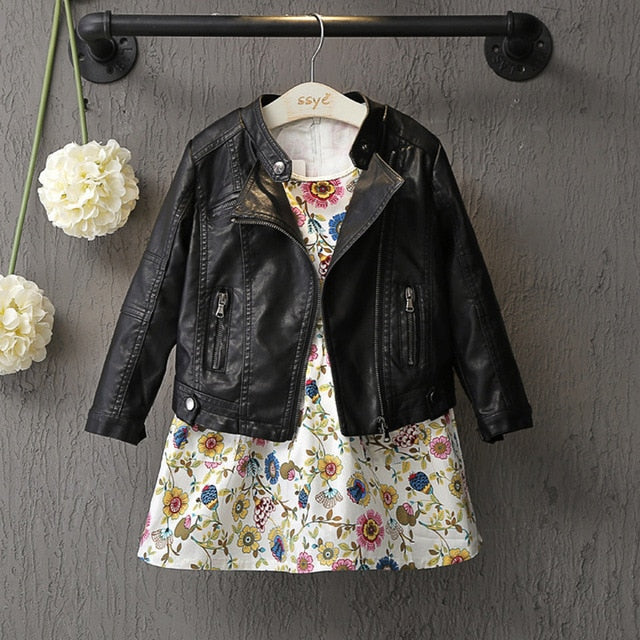 leather jacket coat