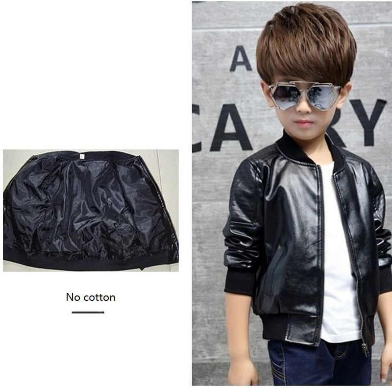 Black PU Leather Jacket