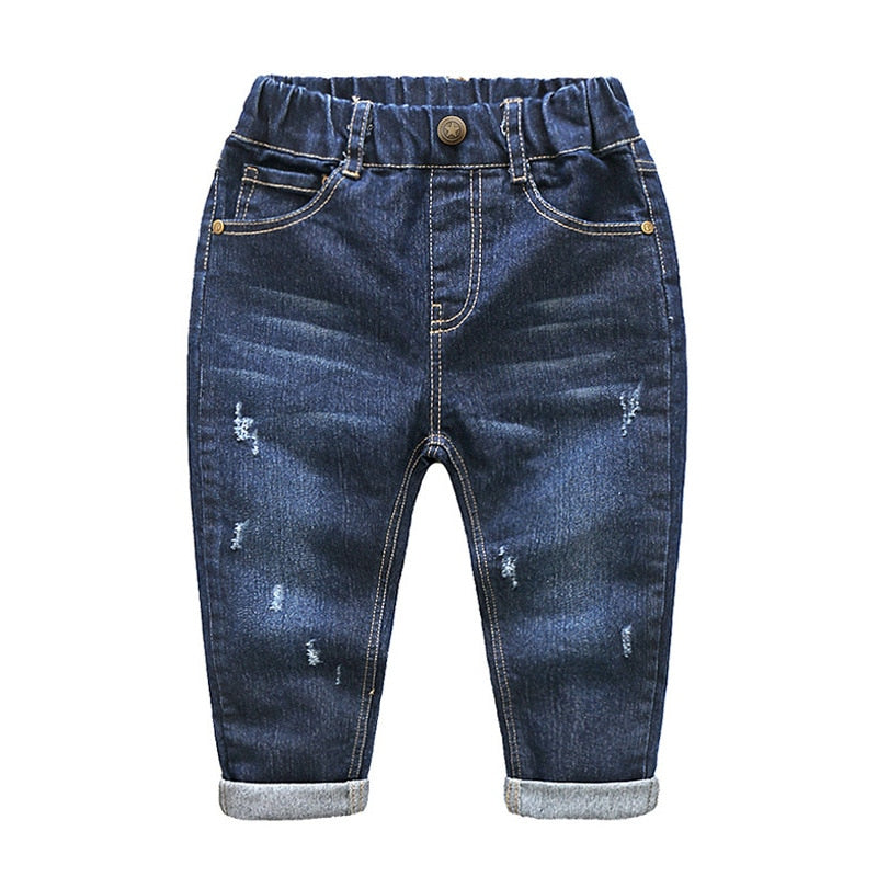 Denim Pants Kids Children Slim Long Pants