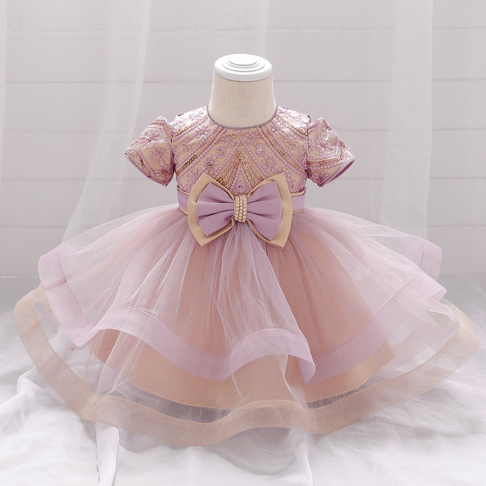 PRINCESS BRIDESMAID BAPTISM DRESS