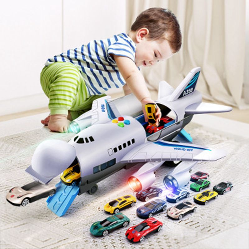 Aircraft Music Story Simulation Track Inertia Children's Toy