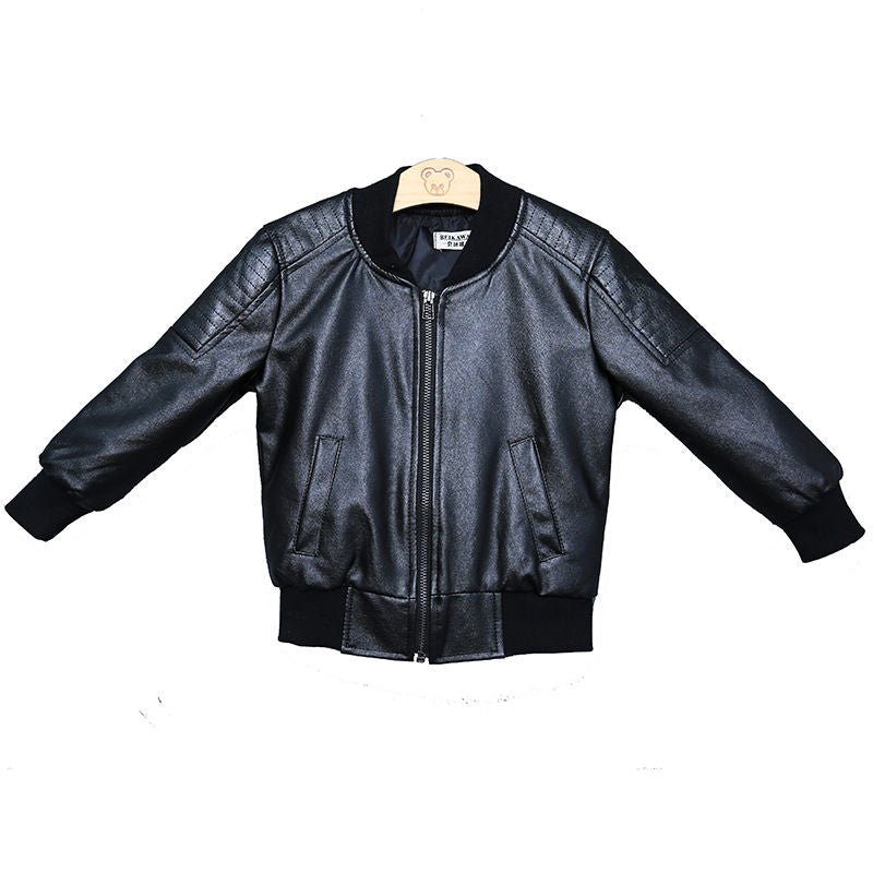 Black PU Leather Jacket