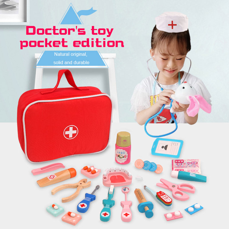 Wooden Pretend Play Doctor Educational Toys
