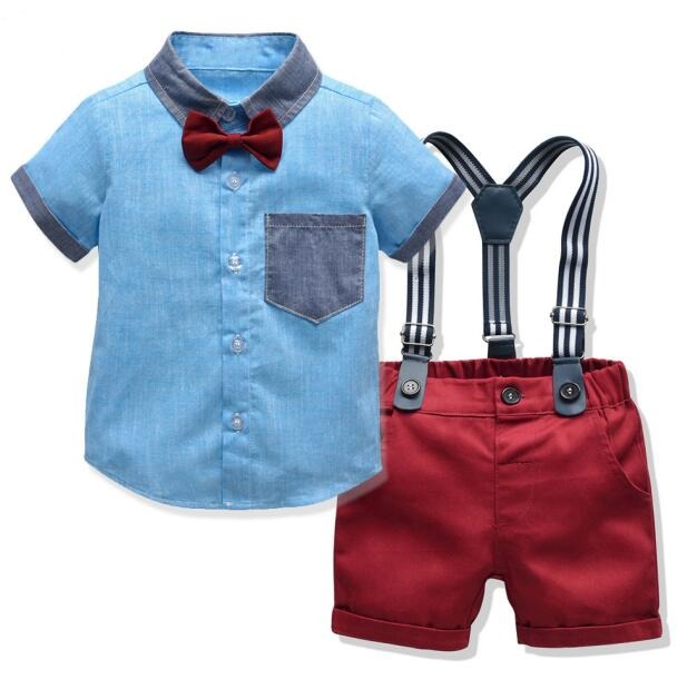 Boy Gentleman 2Pcs Clothes Suit