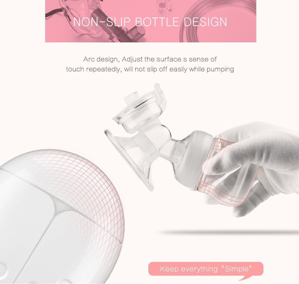Electric breast pump unilateral and bilateral breast pump