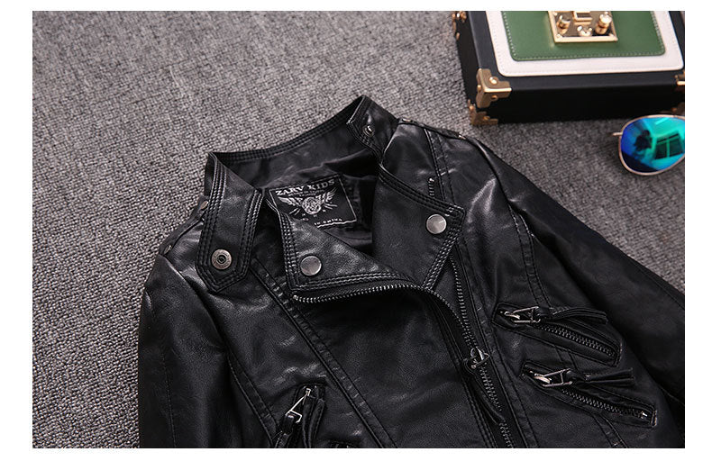 leather jacket coat