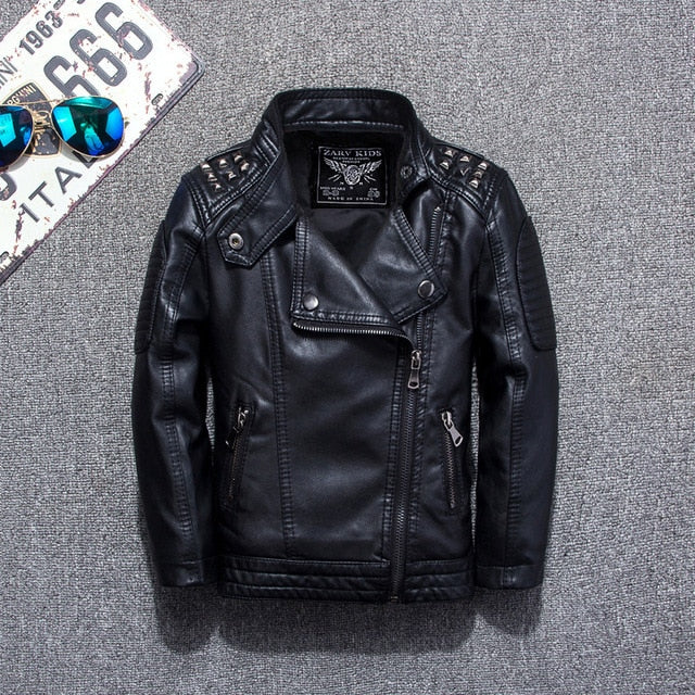 leather jacket coat
