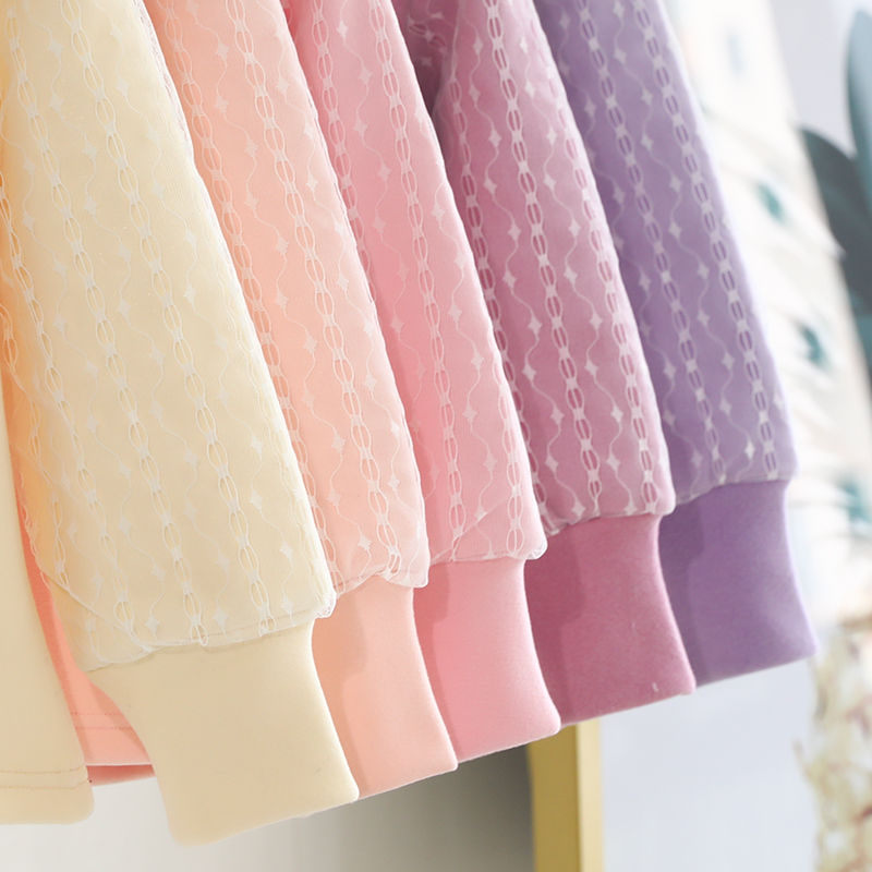 Warm Cotton Long-sleeve Girl Top