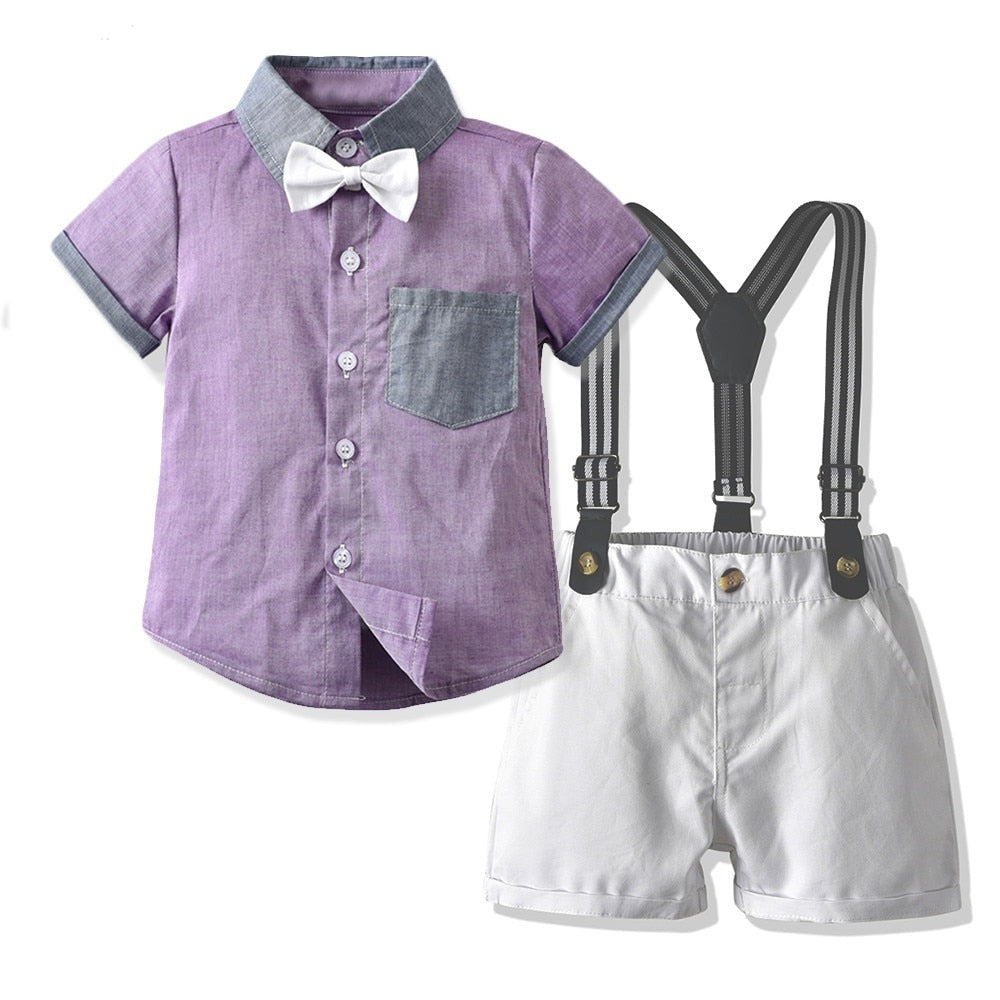 Boy Gentleman 2Pcs Clothes Suit