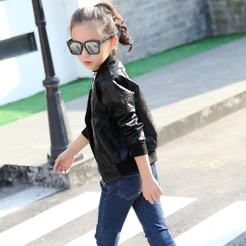 Black PU Leather Jacket