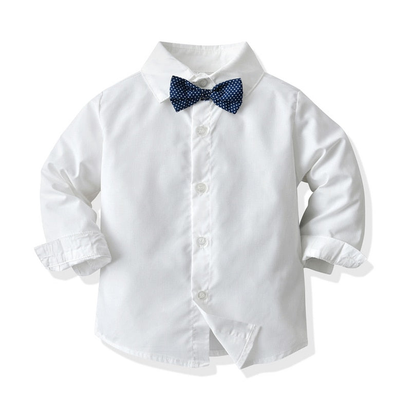 Long Sleeve Bowtie 3Pcs Set