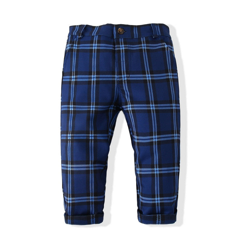 Gentleman Clothing Set Long Sleeve Shirt+Waistcoat+Pants