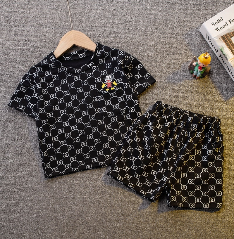 2PcsSummer Boys Clothes Sets