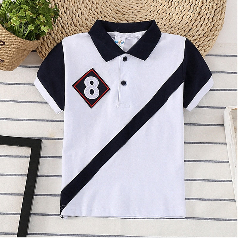 Fashion Patchwork Boy T-shirt