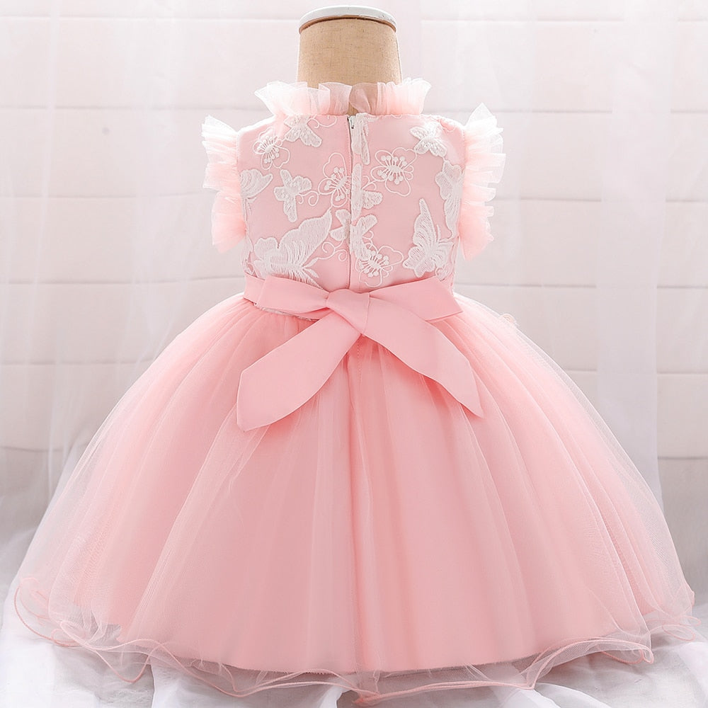 Butterfly Lace Tulle Girl Dress