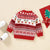 Boy Christmas Sweater Patchwork Crew Neck Long Sleeve