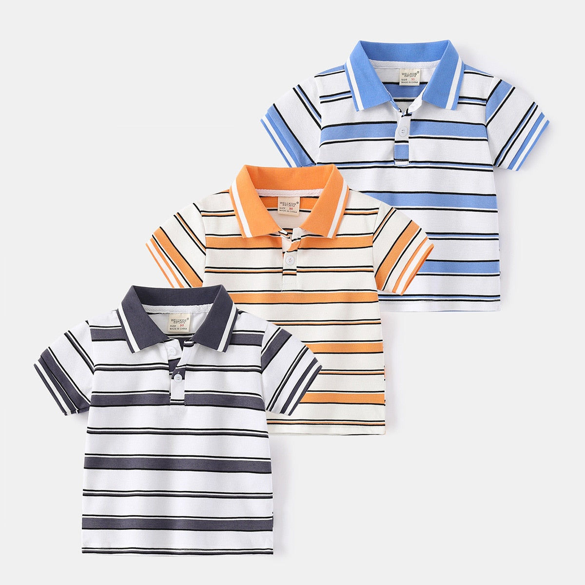 Striped Boys Polo T-shirts