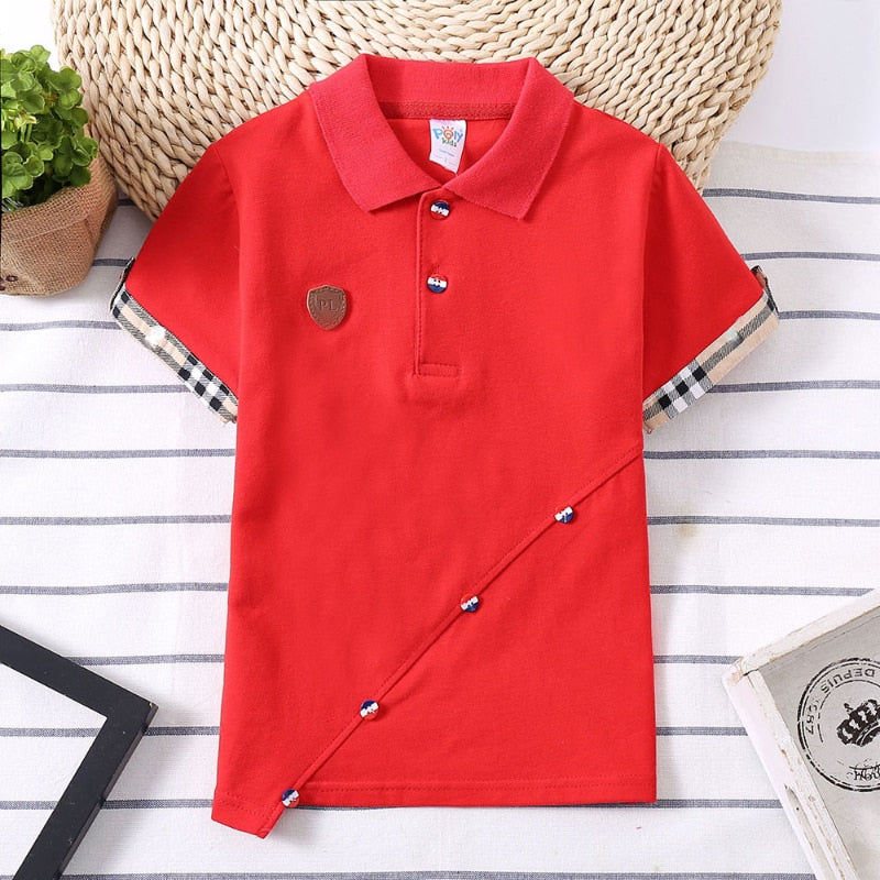 Children Polo Shirt Solid Kids