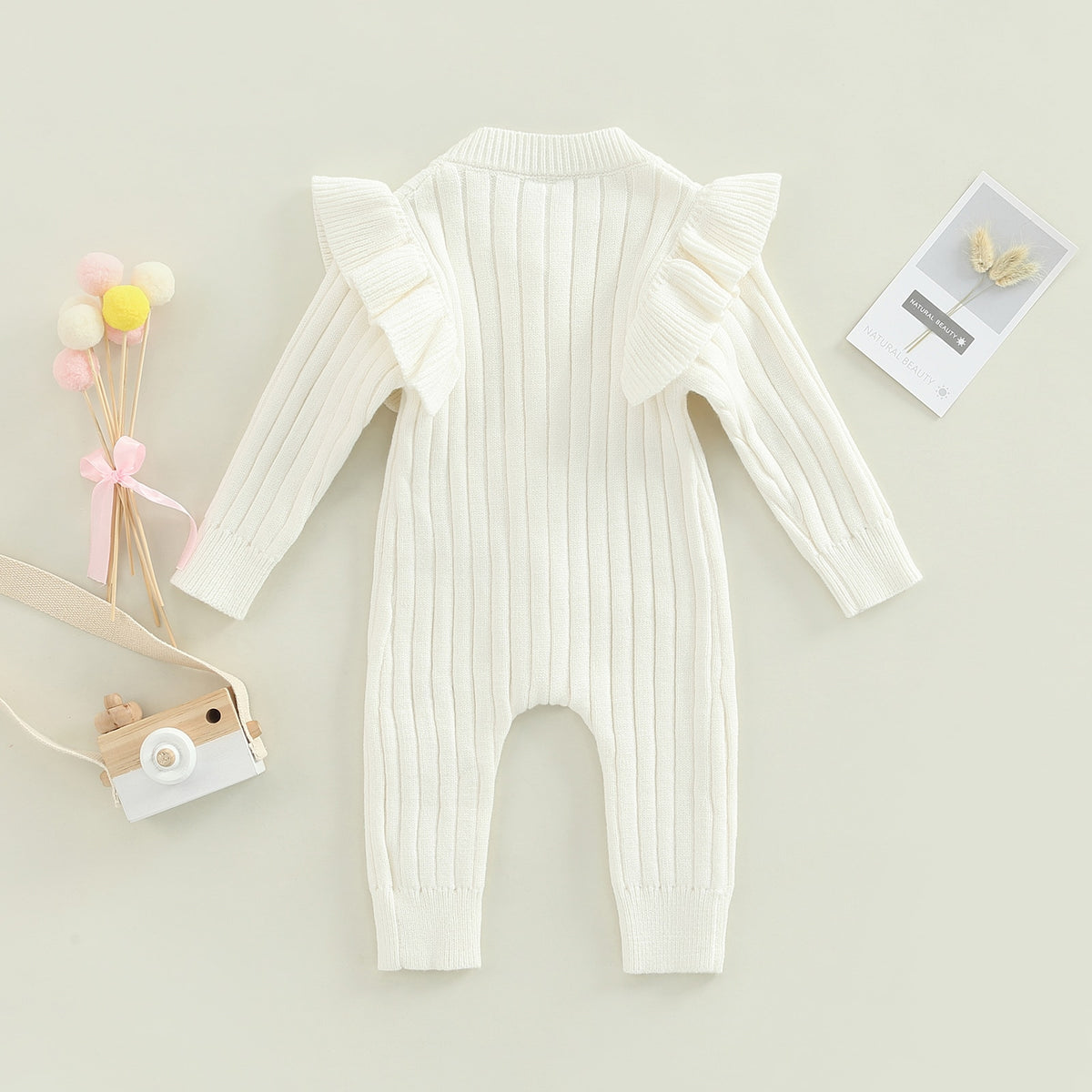 Baby Romper Girl Knit Warm Long Sleeve  Jumpsuit