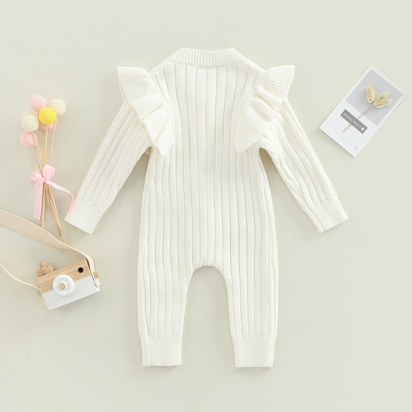 Baby Romper Girl Knit Warm Long Sleeve  Jumpsuit