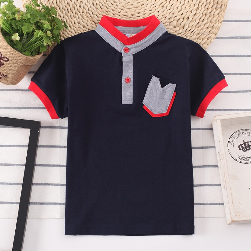 Collar Polo Short Sleeve Shirt