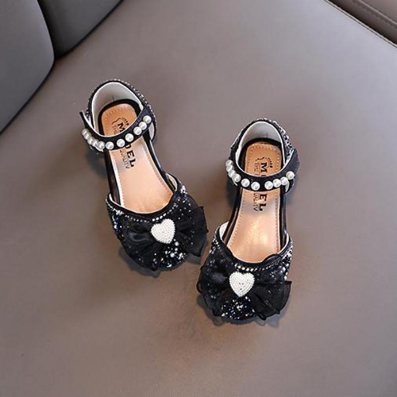 Rhinestone Bow Wedding Princess Girls Sandal