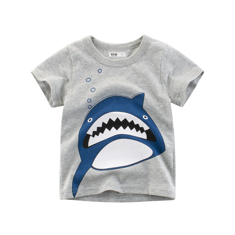 Children Short Sleeve Cotton Top