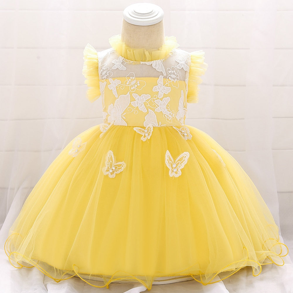 Butterfly Lace Tulle Girl Dress