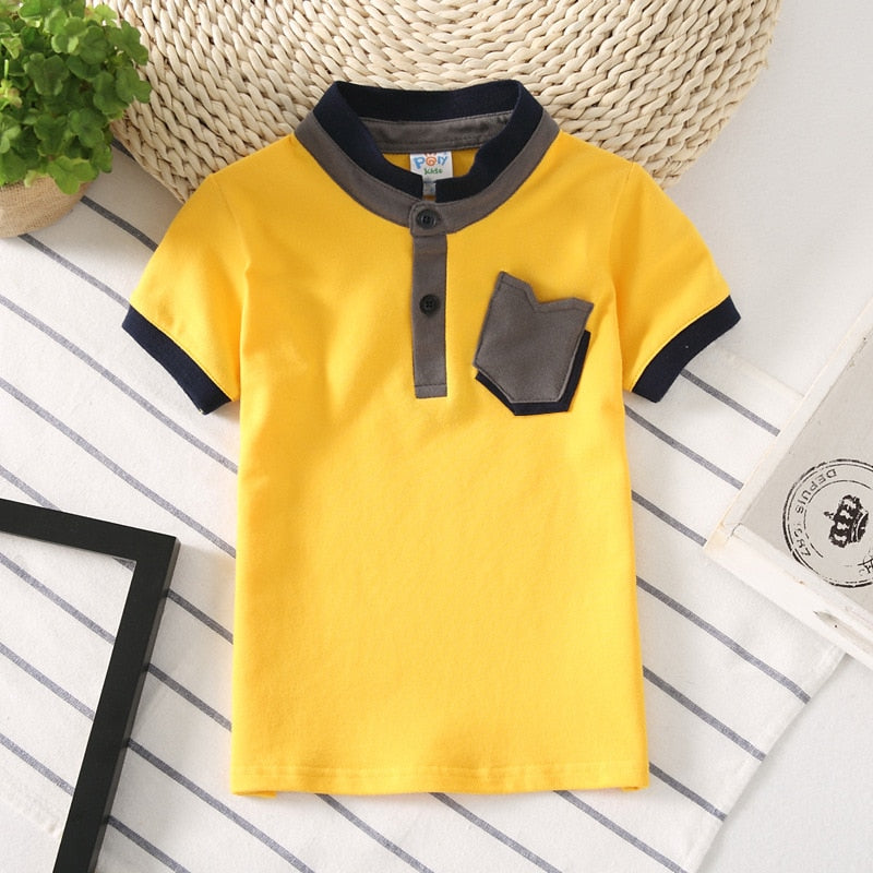Collar Polo Short Sleeve Shirt